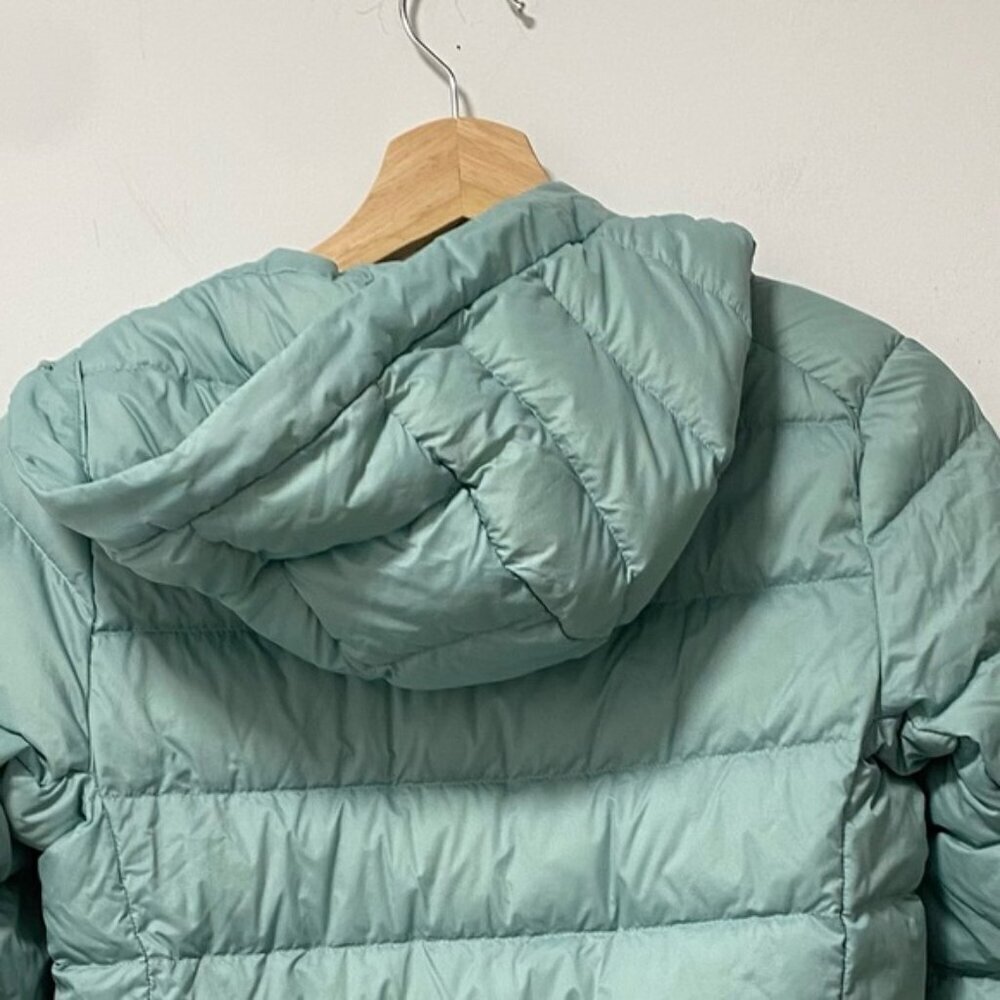 Uniqlo Ultra Light Down Jacket Light Blue Size XXS — 90% Down Fill 10% Feathers - Picture 5 of 9